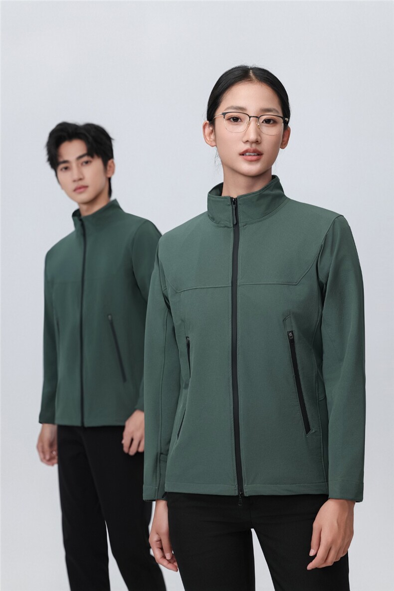 2025秋冬百搭时尚简约轻量化立领软壳衣,女装短外套,衫都服饰