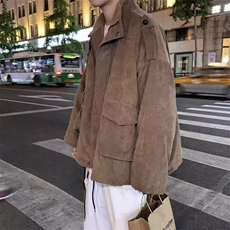美式休闲羊羔绒棉衣外套男冬季加厚保暖棉服，男装棉衣，星座506A