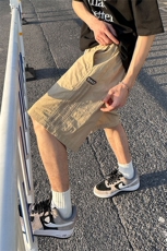 大量现货美式街头条纹休闲短裤男夏季潮流宽松速干裤DK706-P40，男装牛仔裤，电商A178