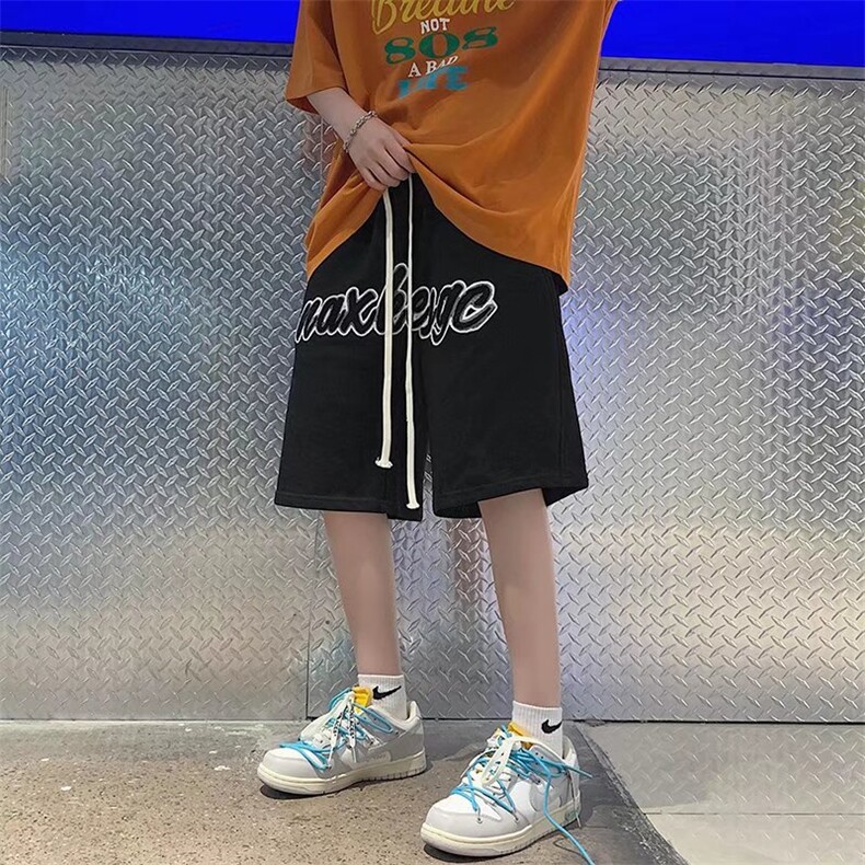 男夏季潮流时尚休闲短裤毛巾绣短裤GD08P26,男装休闲裤,星座1116-2
