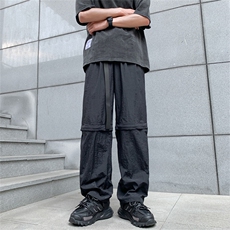 新款牛仔裤子ins潮流百搭高腰显瘦宽松直筒阔腿休闲长裤，男装休闲裤，星座716-2
