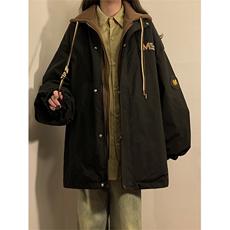 春秋季假两件连帽夹克大码新款夹克外套XZ102B-1-JK2682P85，男装夹克，星座102B-1