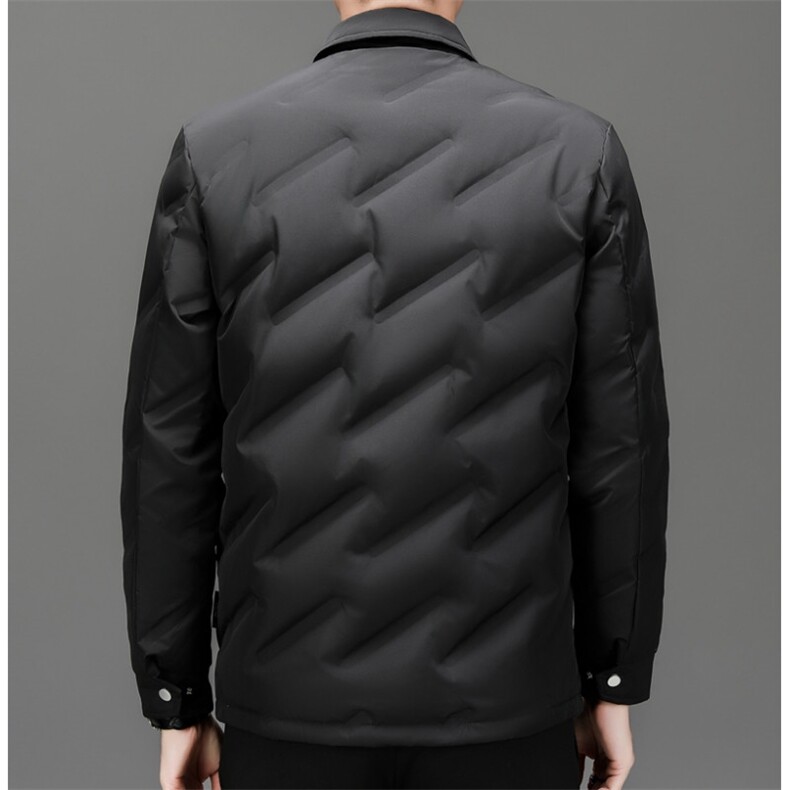 轻薄羽绒服男士2024冬季新款潮牌灰鸭绒翻领上衣休闲保暖外套男装,男装羽绒服,星座505-2（原电商A260-1)