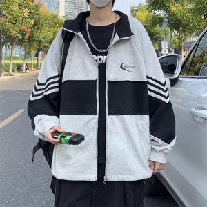 潮流夹克潮男春季翻领夹克JY40P40图片