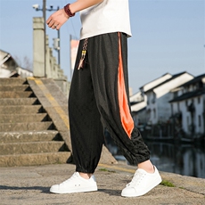 夏季新款提花休闲裤九分裤K302-P65-控88，男装休闲裤，电商A227A