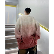 圆领渐变毛衣针织衫潮牌秋冬季上衣打底杉-M267，男装针织衫/毛衣，星座1002-2