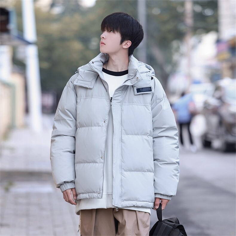 冬季新款保暖羽绒服立领连帽简约休闲加厚外套D5188-TP180268,男装羽绒服,电商A102