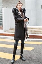 2021冬季新款舒适时尚毛领派克服派克服图片