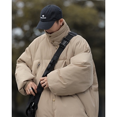 现货日系复古潮牌保暖加厚棉服男冬季立领面包服上衣W7921-P78，男装棉衣，星座512-4