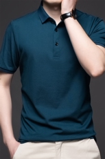 男装夏季新款保罗polo衫男短袖翻领美式商务带领半袖t恤男士薄款，男装Polo衫，电商B212（原钱塘6029）