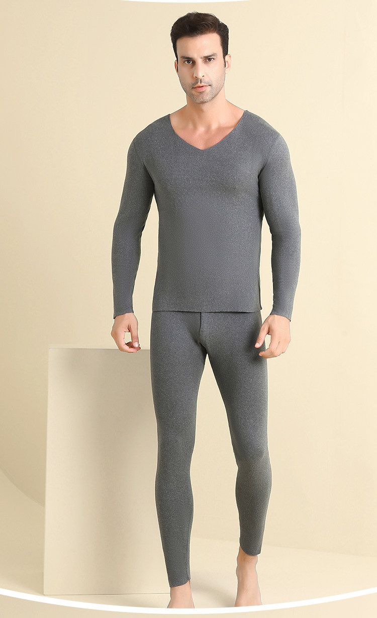 2025年新款男士无痕保暖套装，男装卫衣，炳炬电商供货