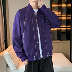 美式棒球服夹克男2025春款大码酷帅港风复古工装外套JK220-P75，男装夹克，星座308B-2