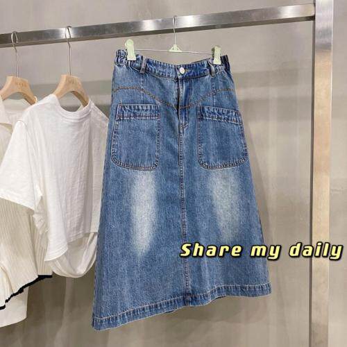 现货，2021年春夏款牛仔裙，女装，坚持到底