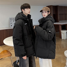 羽绒服男冬季新款港风宽松白鸭绒情侣外套YR920-P160(控价208元，男装羽绒服，星座214-3