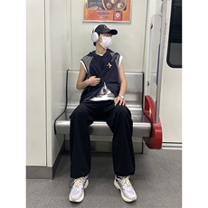 B221美式街头hiphop宽松户外工装休闲裤子LK23116-P60控78，男装休闲裤，电商B221