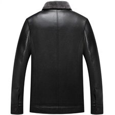 8807/P110爸爸皮外套冬装加绒加厚保暖皮衣老服男装老年衣服，男装皮衣，星座1216（原钱塘722）
