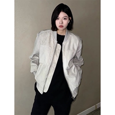 美式春秋季男女cleanfit复古短款外套潮牌工装夹克棒球飞行员，男装夹克，星座1210-1