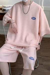 1冰丝短袖T恤男DT8774P35短裤男DK8775P40大码套装TZ8776P75控图片