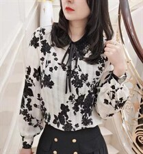 春装新款，手工钉珠衬衣，其它，赫琳娜