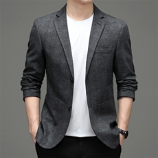 2023秋冬季男商务休闲单西便服韩版西装中年小西服外套MY803-P180，男装西服，电商B212（原钱塘6029）