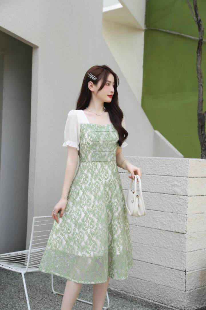 2022夏装新款韩版修身连衣裙，女装连衣裙，衣佳佰分(1F)