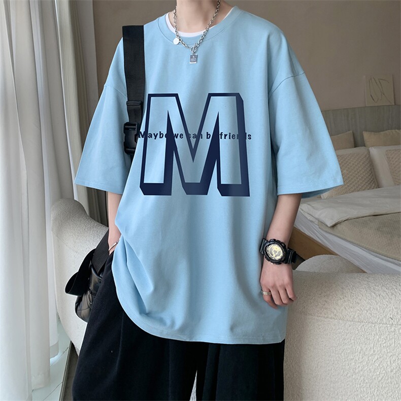 230g重磅纯棉短袖t恤男大码半袖半截袖DX17260-P20,男装T恤,电商A040