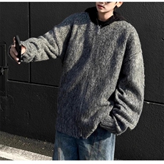 带帽开衫拉链毛衣男士冬季cleanfit连帽针织毛线外套MY980-P65，男装针织衫/毛衣，星座1001-1