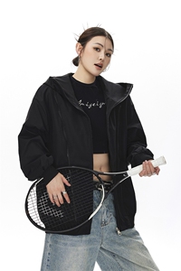 可二开拉链装饰解构大码M-5XL夹克女聚酯纤维JK78092P69控108图片