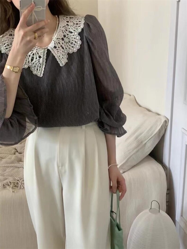 雪纺小衫衬衣，其它，泰靡(2F)