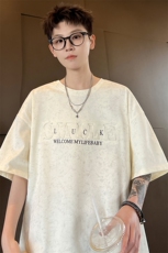 ！2026夏季新款男士钢印短袖潮牌情侣半袖T2516特P28，男装T恤，电商B220