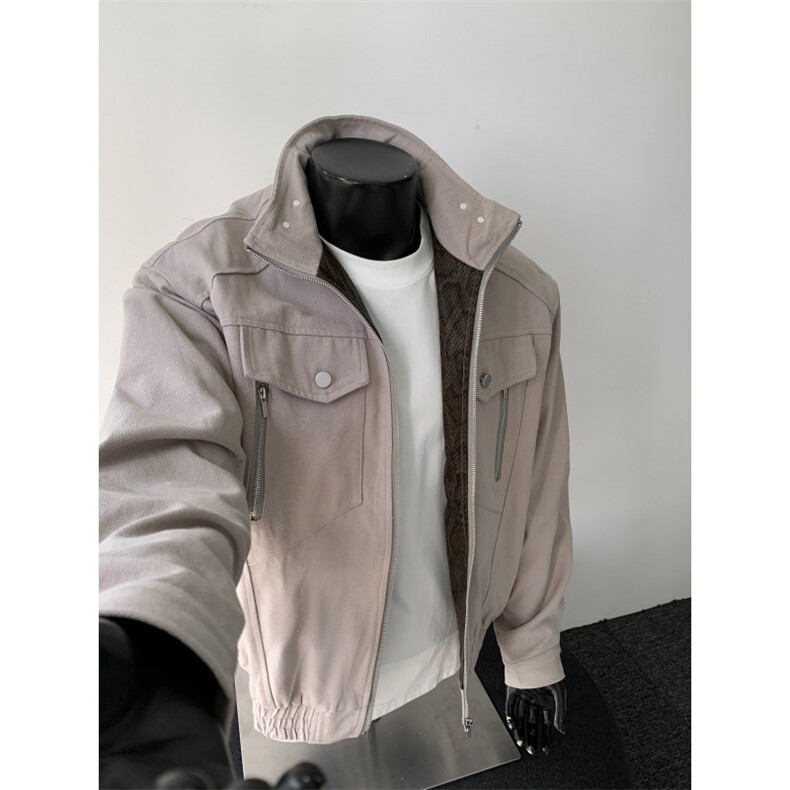 JK709-尺码M-3XL-P70-座山蟒工装外套秋季美式做旧宽松夹克,男装夹克,星座1811B