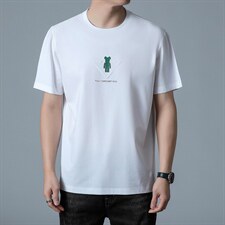 C2626钱塘2020-2直播深度备货长绒棉版权已注册短袖T恤P63，男装T恤，钱塘207-2