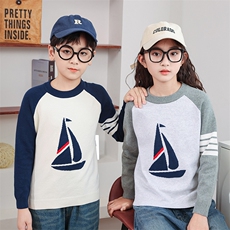 儿童毛衣男童女童秋冬款中大童纯棉针织衫打底衫上衣洋气毛线衣，童装儿童针织衫，暖姿羊绒童装店