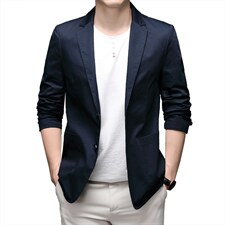 BW6806钱塘2020-2秋季新款中年男士商务休闲纯棉西服薄款外套P205，男装西服，钱塘207-2