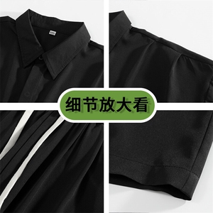 25 冰丝 男士  帅气 纯色 百搭 套装 567-p65图片