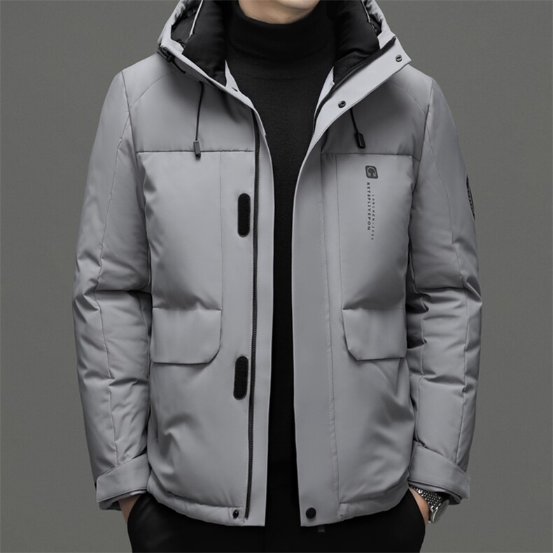 DF22611钱塘2020-2中年男士时尚休闲简约百搭有帽羽绒服P260,男装羽绒服,钱塘207-2