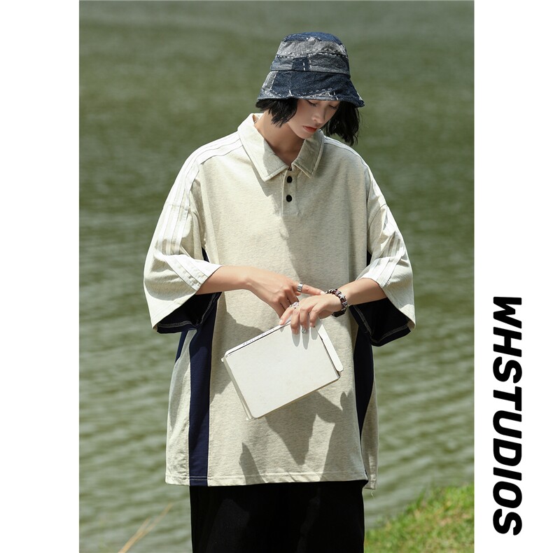 露营海电商A188-DP1601-TP45230克32支双纱精梳100棉T恤控75，男装T恤，电商A188