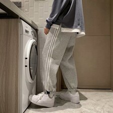 春季男士休闲长裤男韩版潮流百搭束脚男裤宽松运动裤子男k234-p35图片