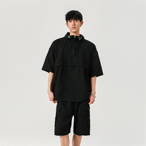运动套装男士夏季工装短袖短裤休闲搭配两件套A406 TZ2876 特P68图片