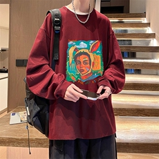 抖音得物供货量大从优可提供视频美式长袖T恤CT764特P25，男装T恤，电商A486-1