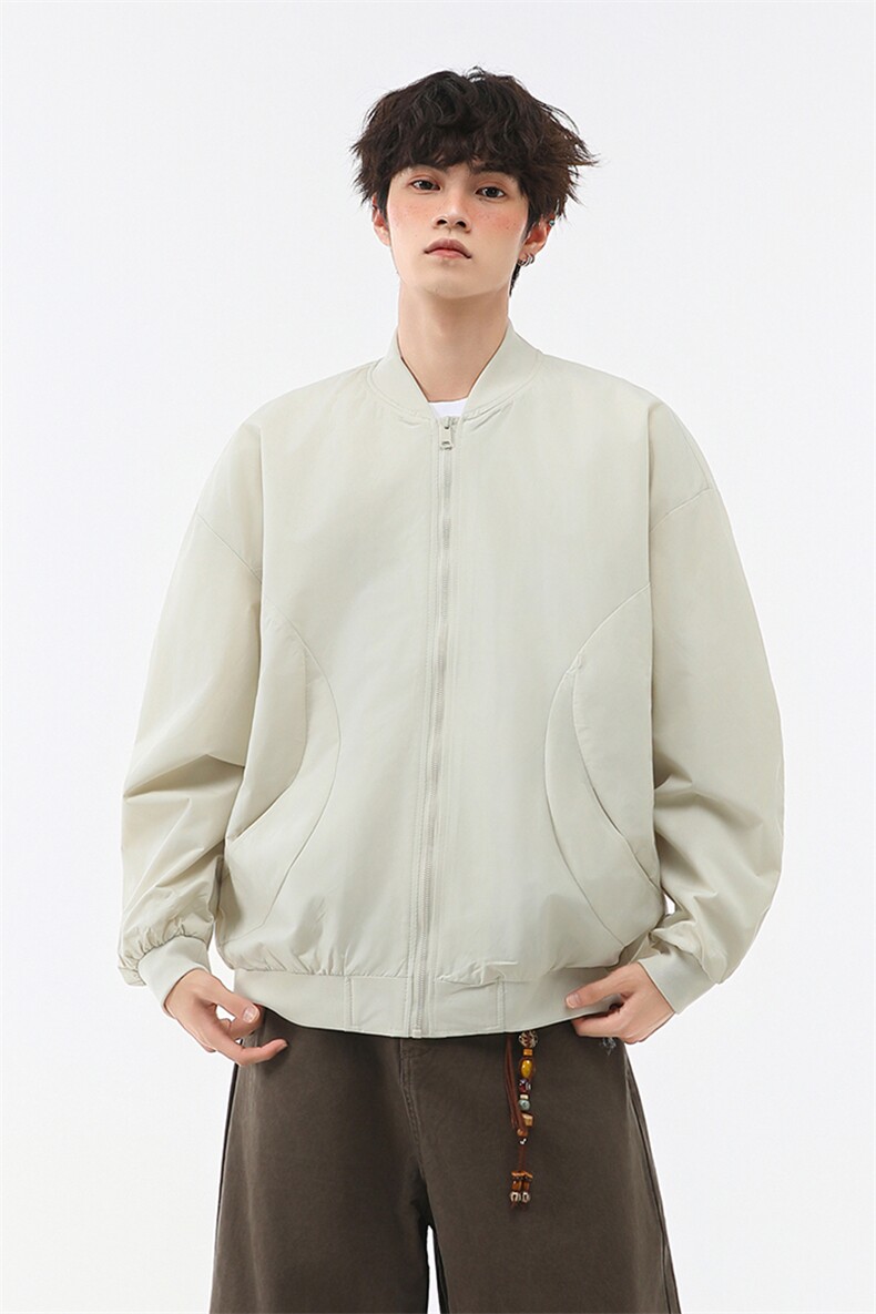 美式高阶秋季棒球服飞行员夹克设计感百搭情侣外套J540799TP35,男装夹克,电商A247