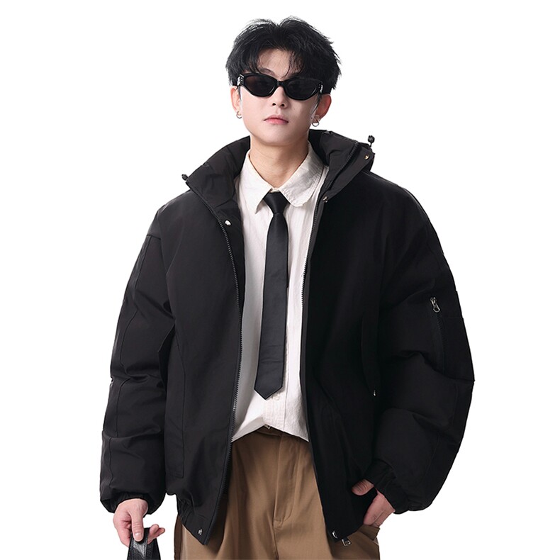 棉服男冬季新款港风宽松连帽棉衣MF9006-P90,男装棉衣,星座214-3