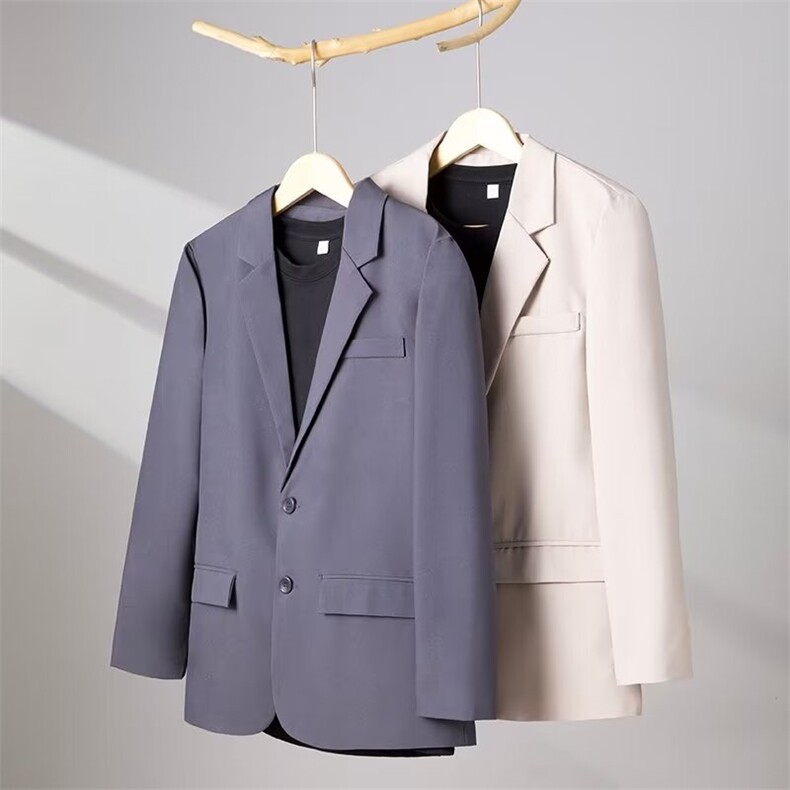 抖音品质春男西服二粒单排扣偏西新郎结婚外套大码S-4XLXZ02P50,男装西服,星座1013