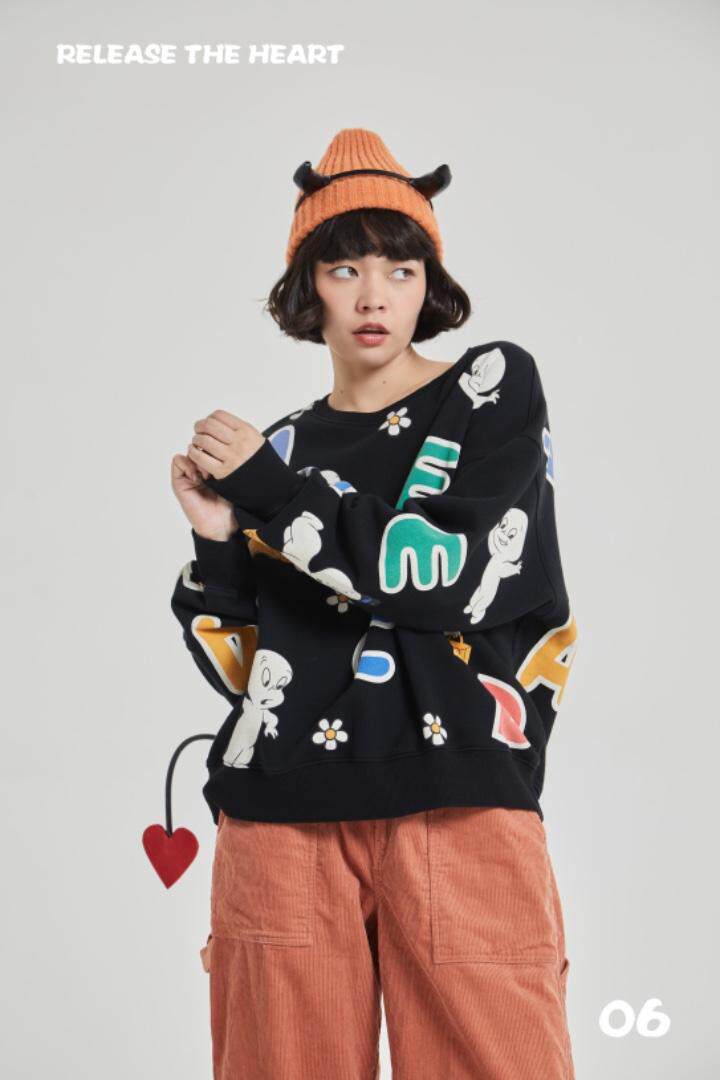 现货，冬款，万圣节加绒卫衣，女装卫衣/绒衫，AIMEEWQ