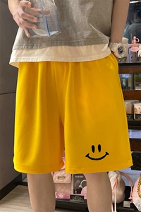 MK37204-P15 冰丝短裤男士大码宽松休闲五分裤男运动中裤图片