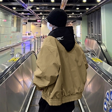 Wt33-P55美式潮牌短款垫肩夹克外套，男装夹克，星座1501-1