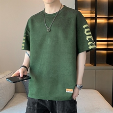 新款短袖男店主风夏季t恤休闲百搭印花圆领T恤男上衣TC3136-P35，男装T恤，星座717