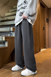 8XL-M 羊羔绒运动裤宽松束脚棉裤加厚保暖休闲裤卫裤K9105P58控78图片