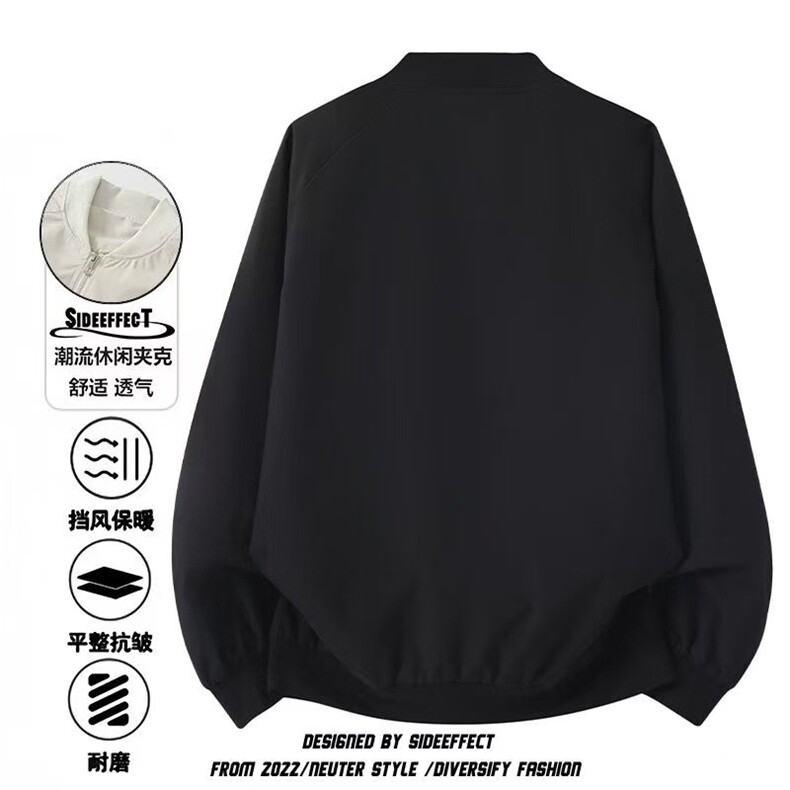 春款男女棒球服立领夹克开衫本命年红色外套大码M-4XLJK1658P40,男装夹克,星座1013-1