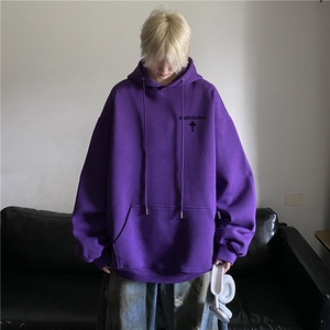 抖音品质秋季新款美式高街潮流印花连帽棉卫衣JK23418特批35-控58图片